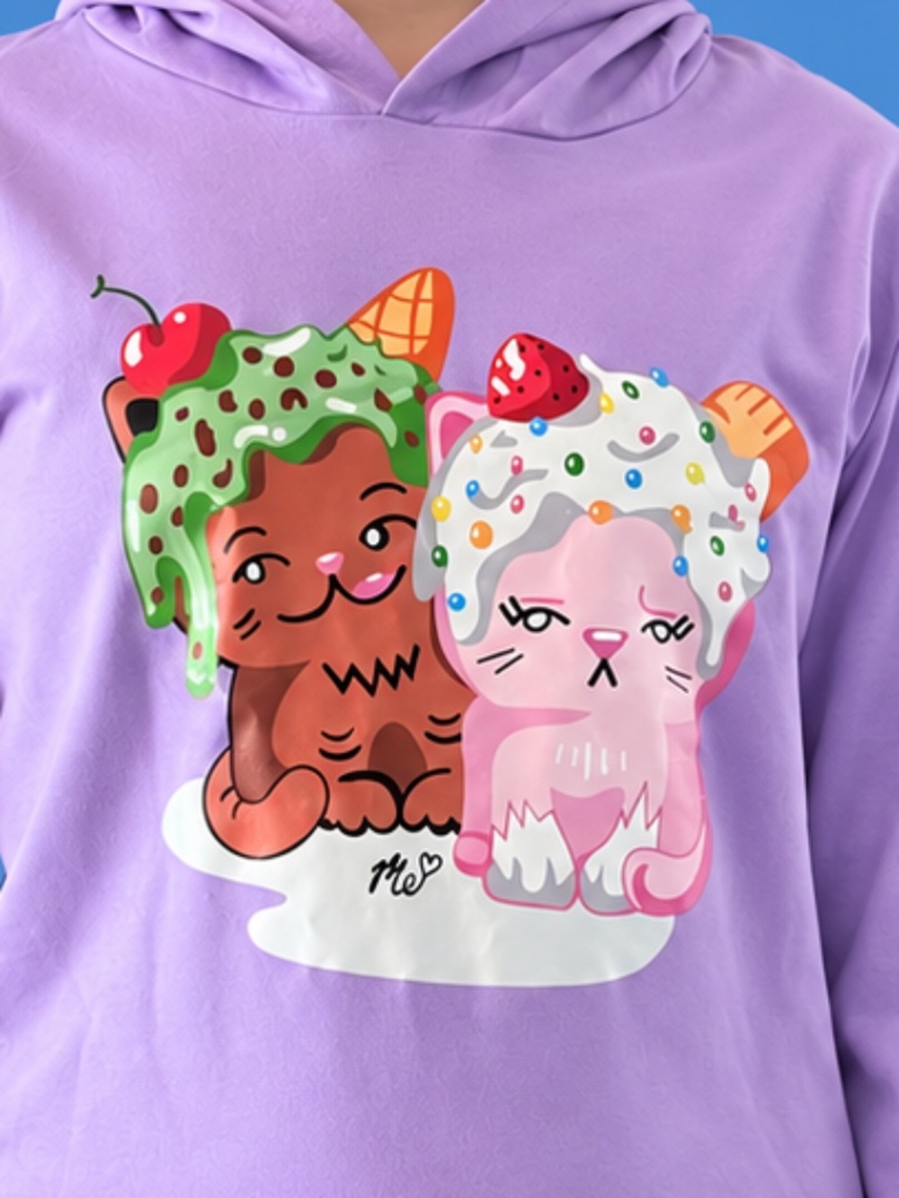 Mariah Elizabeth Purple Graphic Hoodie – Youth